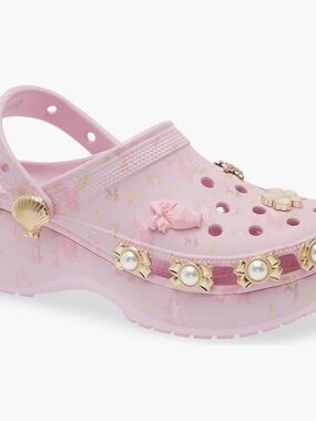 CROCS x LoveShackFancy Embellished Platform Clog (Women)